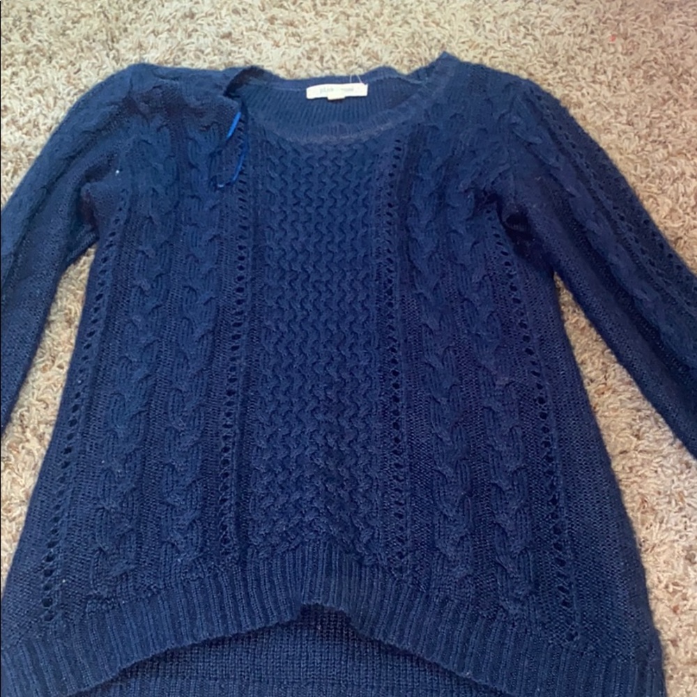 Navy sweater!